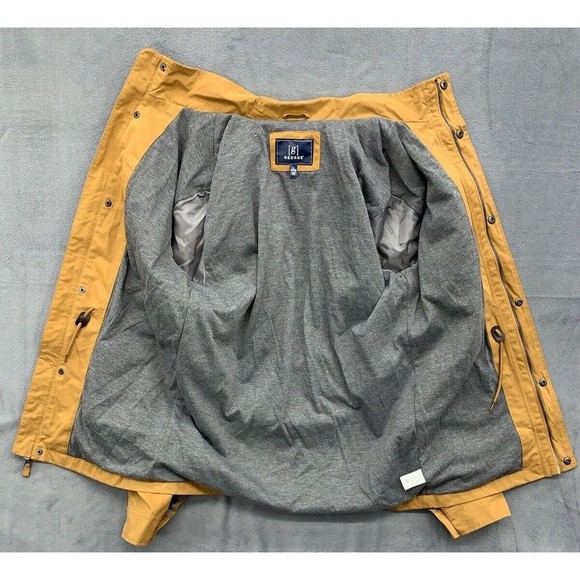 George Men's Twill Jacket Small Workwear Dark Camel Tractor Chore Farm Factory - Picture 16 of 16